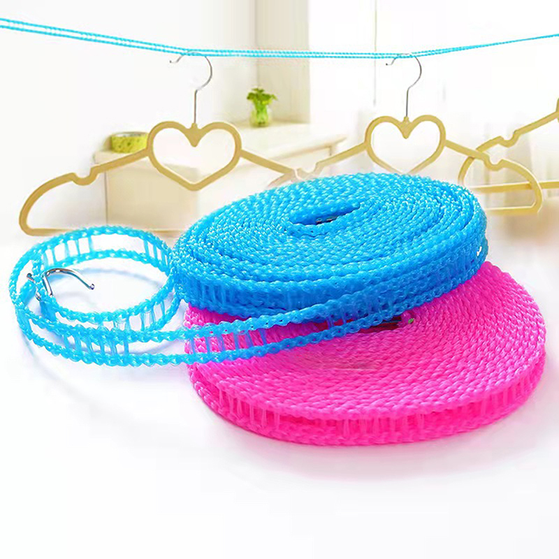Outdoor Furniture Rope - 5/10M Draagbare Waslijn Winddichte Hangtouw Voor