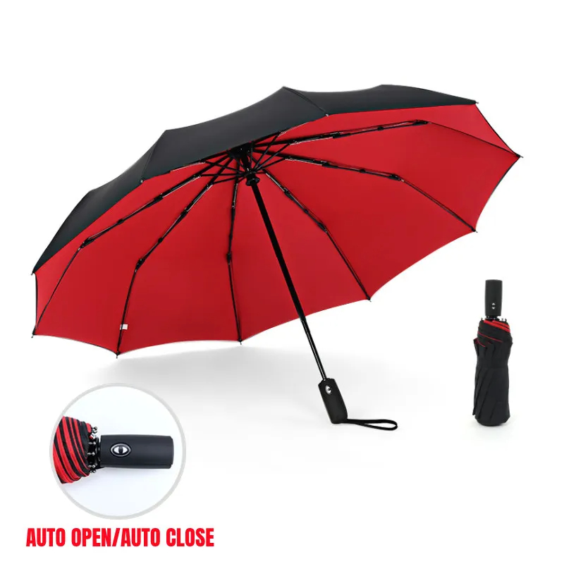 Parasol Umbrella Large - Winddicht Dubbellaags Bestand Paraplu Volautomatische Regen