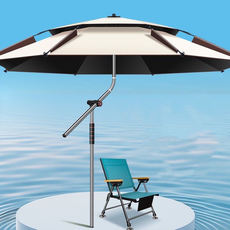 Parasol Umbrella Large - Dubbellaags Vissen Paraplu 2.0-2.6M Vissen Parasol