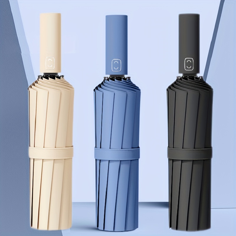 Parasol Umbrella Large - Versterkte 24-botparaplu, heren zakelijk sterk en