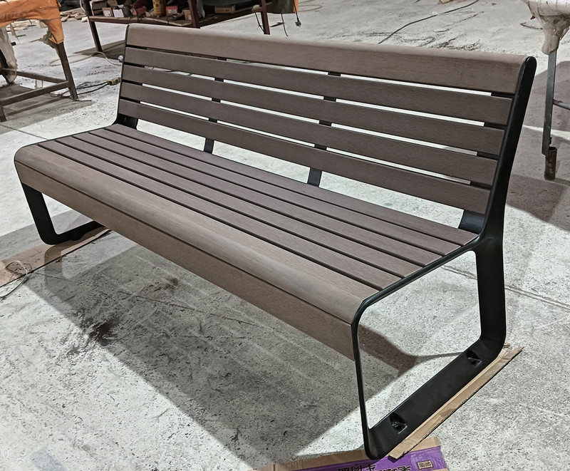 Outdoor Furniture Recycled Plastic - Buitenmeubilair park stadsstraat gerecycled plastic bankzitting