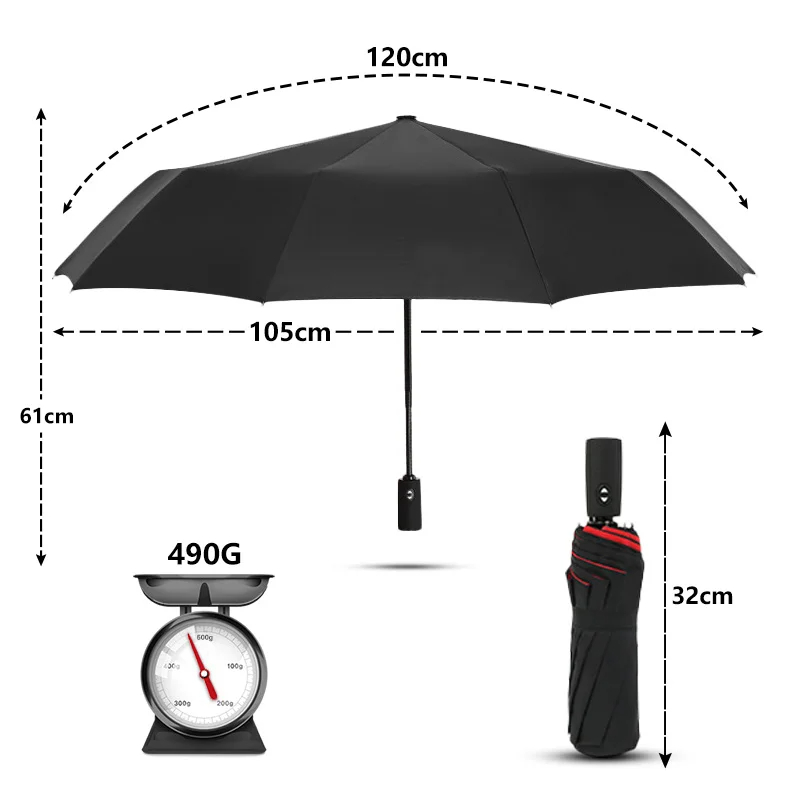 Winddicht Dubbellaags Bestand  - Parasol Umbrella Large recensie en prijs
