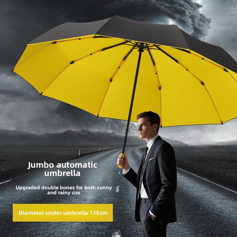 125CM Drievoudig opvouwbare du - Parasol Umbrella Large recensie en prijs
