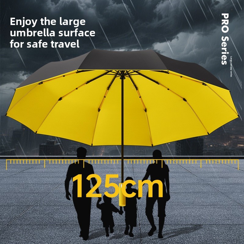 125CM Drievoudig opvouwbare du - Parasol Umbrella Large recensie en prijs