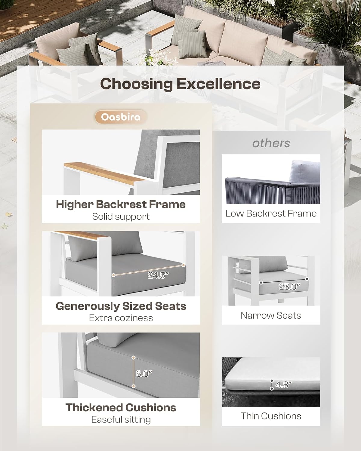 Aluminium buitenbank, roestvri - Outdoor Furniture Loveseat recensie en prijs