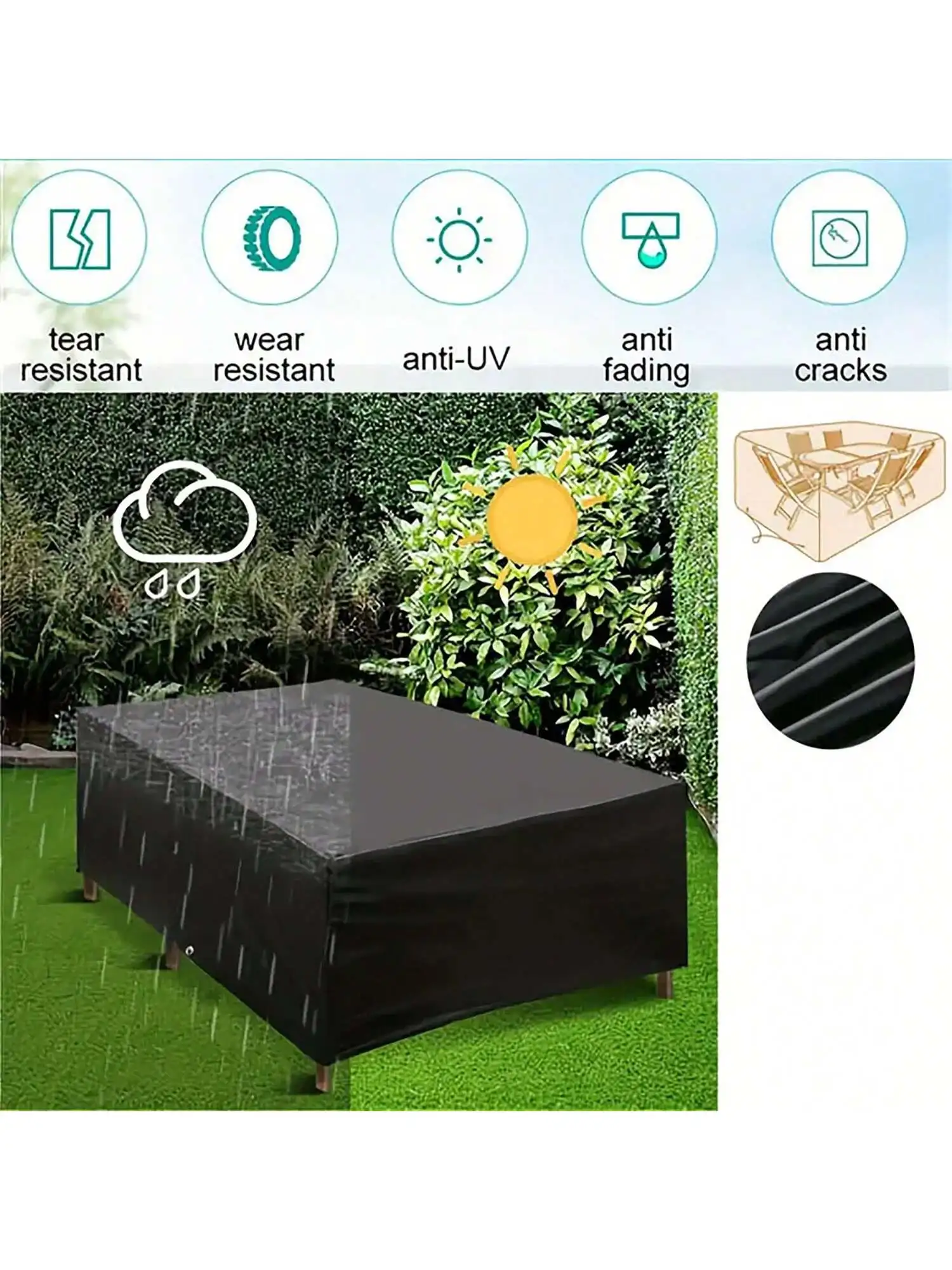 Multi-size buitenterras tuinme - Outdoor Furniture Covers recensie en prijs