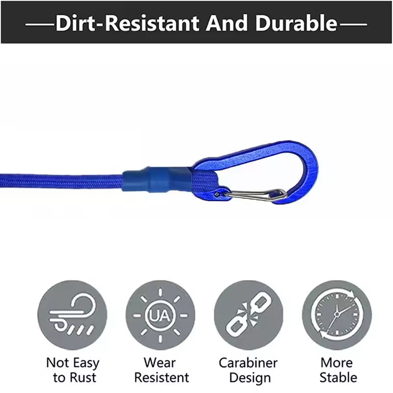 Bagage elastische band 8 mm zw - Outdoor Furniture Rope recensie en prijs