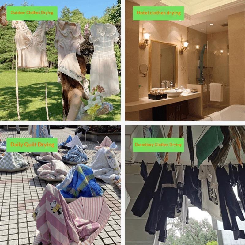 8m intrekbare waslijn, 1 stuk, - Outdoor Furniture Rope recensie en prijs