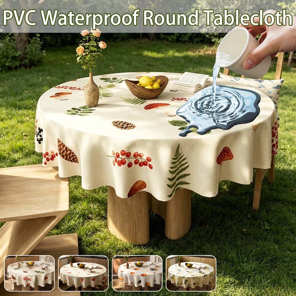 Herbruikbaar PVC rond tafelkle - Outdoor Furniture Year Round recensie en prijs