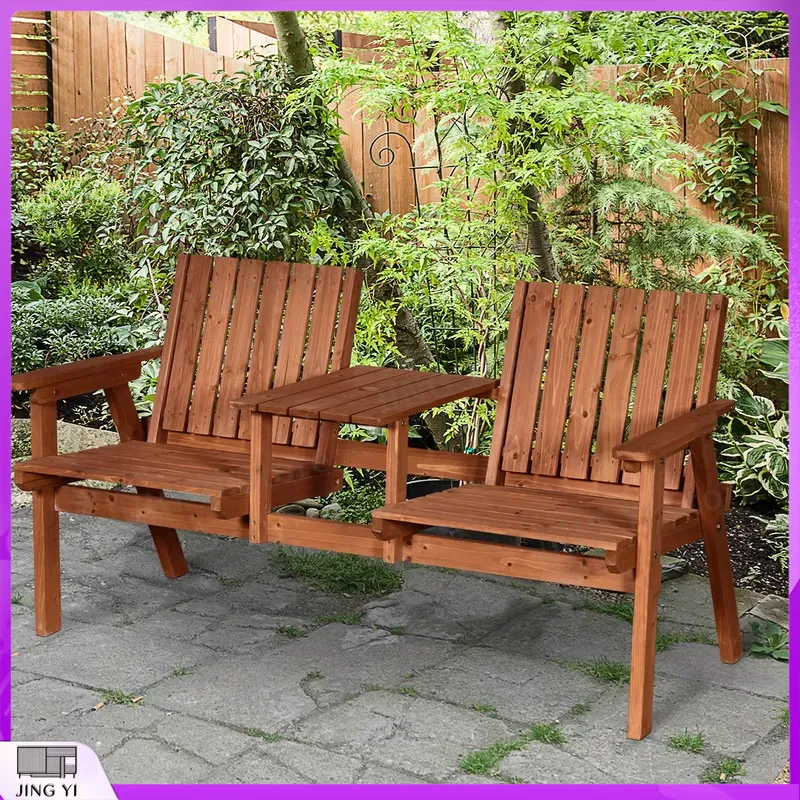 2-zits houten tuinbank, buiten - Outdoor Furniture Loveseat recensie en prijs